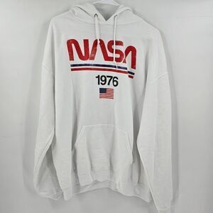 Nasa White Hoodie xl Men sweatshirt sweater womens unisex
